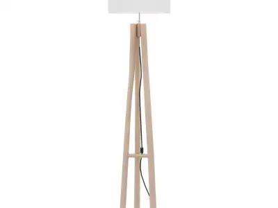 Lucelia floor lamp Low-poly 3D model