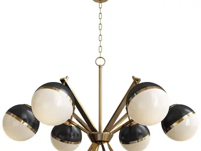 CARNIVAL SWING CHANDELIER Low-poly 3D model