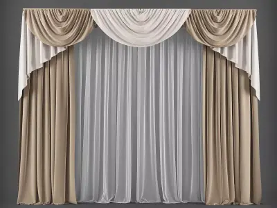 Curtain 3D model 23 3D model