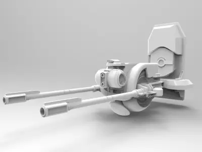 Anti Air Cannon 3D model