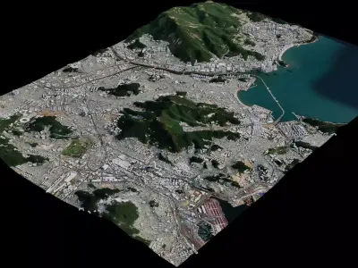 Busan - South Korea 3D model