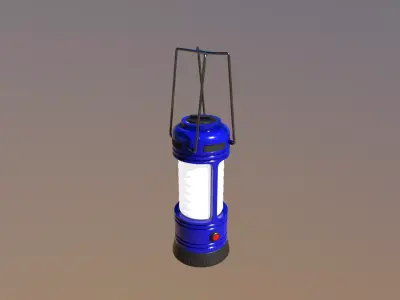 Camping Lantern Low-poly 3D model buy