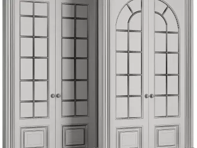 Entrance door set255 3D model