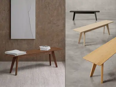 Cena Bench 3D model