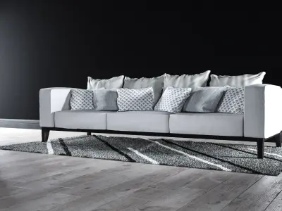 Sofa set - Interior Furniture 09 3D model