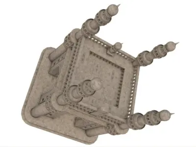 Charminar 3D model