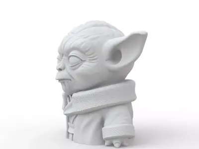 Yoda 3D Print Model 3D print model