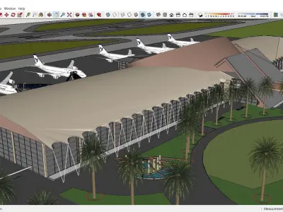 Airport project 3D model