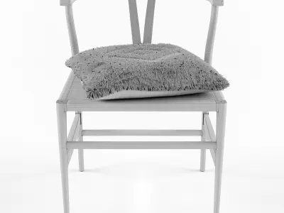 Wooden Chair by Madam Stoltz 3D model