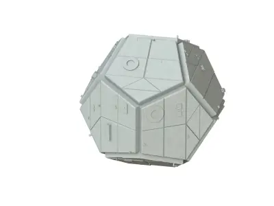 Sci Fi Object No 1967 Low Poly Low-poly 3D model
