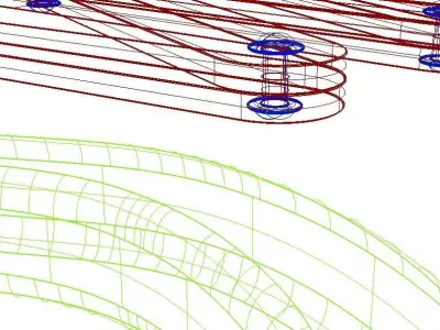 Extending scissor arm grabber 3D model