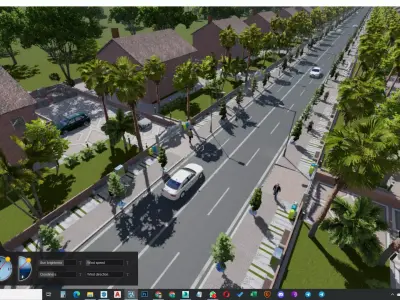 building urban exterior homes 3D model