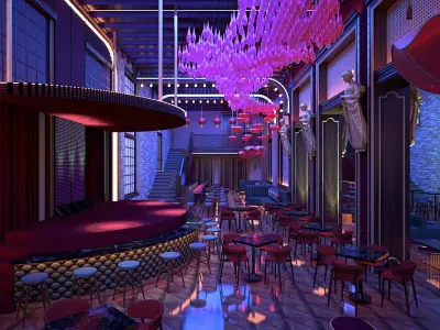 Night Club 3D model