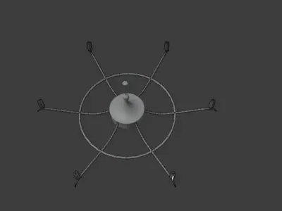 Bespoke Chandelier Free 3D model