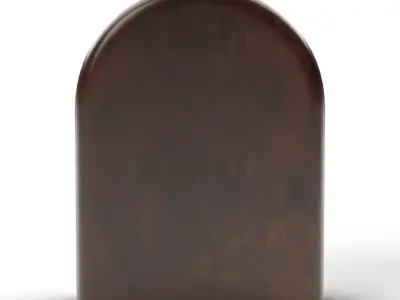 Vintage clock Low-poly 3D model