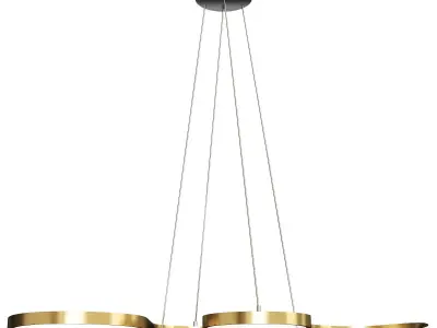 Modern Simplicity LED Pendant  Low-poly 3D model