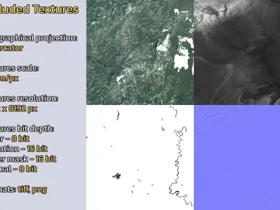 Zigong China City Landscape 3D Model 3D model