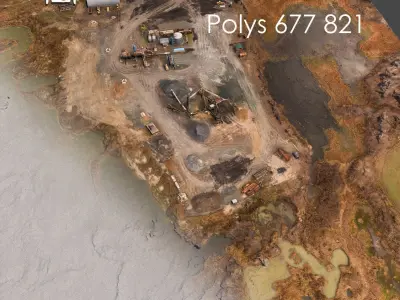 Aerial scan 24 3D model