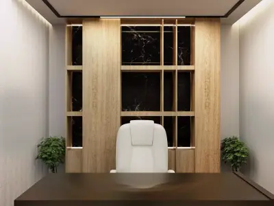 Office Interior 3D model 16