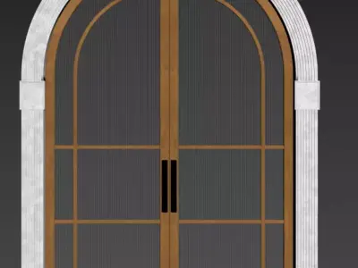 Uyning ichki qismi uchun eshik 3D model