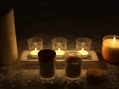 CANDLE 3D model 15