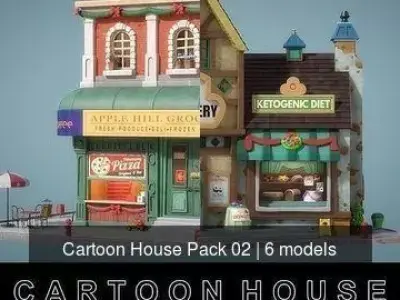 Cartoon House Pack 02