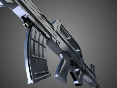 QBZ-95 Assault rifle Hi-Res 3D model