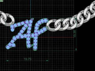  Symbol necklace 3D print model