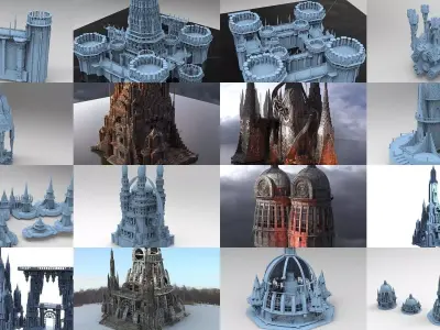 Watch Lighthouse Collection 1 3D Model Pack
