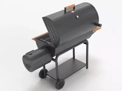 Char-Griller 2137 Outlaw Charcoal Grill 3D model