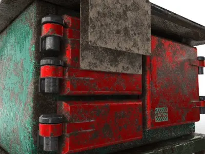 Range COOKER Low-poly 3D model