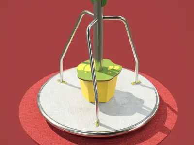kids playground THE DIZZY ROUNDABOUT JIN-0532 3D model