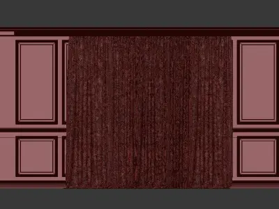 Curtain Set 75 3D model