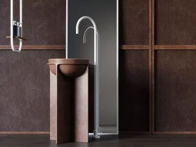 Sink floor Falper Controstampo 3D model