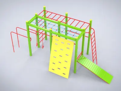 Playground for kids 3D model 3