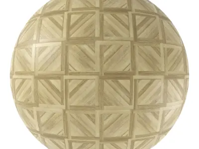 Parquet - Laminate - Wooden floor 4 in 1 3D model 14