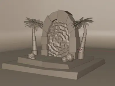 this is beautiful portal Free 3D model