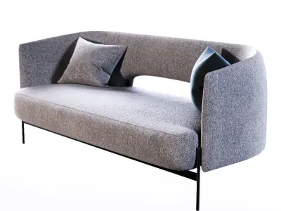 set recreation area sofa Virgin Misura Emme 3D model