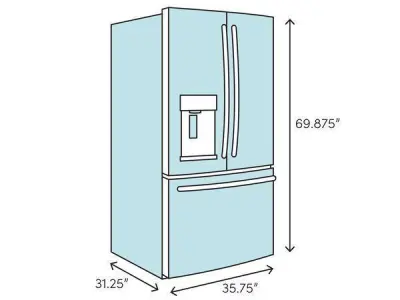 Smart Energy Star Refrigerator - 2 colour 3D model