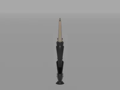 Candle Low-poly 3D model