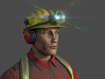 MINER MAN 3D model