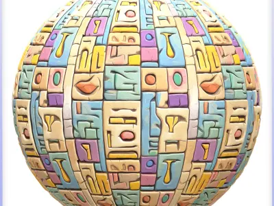  Stylized Ornaments Seamless Texture Texture