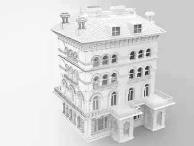 Victorian building 3D model