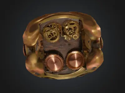 Steampunk Tooth 3D model