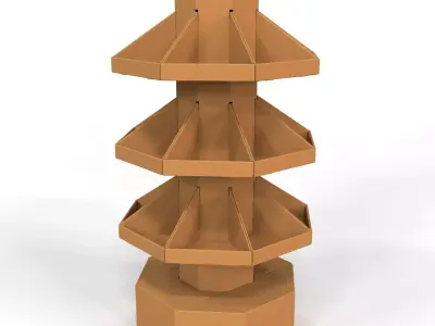 Point of Sale Cardboard Display Stand Texture
