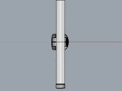 radar light stand 3D model