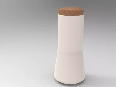 Buha Food Storage Box Low-poly 3D model