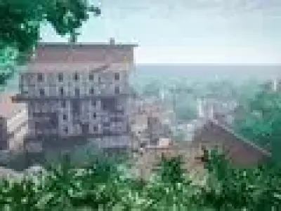 Modular Medieval Town Low-poly 3D model