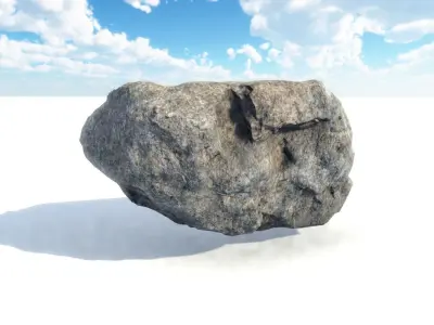 PBR Rock Pack Low-poly 3D model