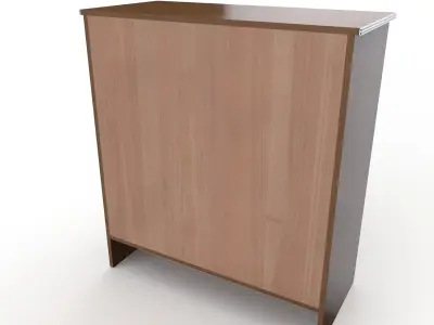 commode 18 Low-poly 3D model